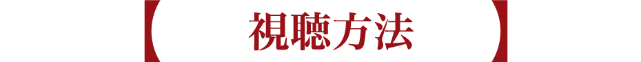 視聴方法